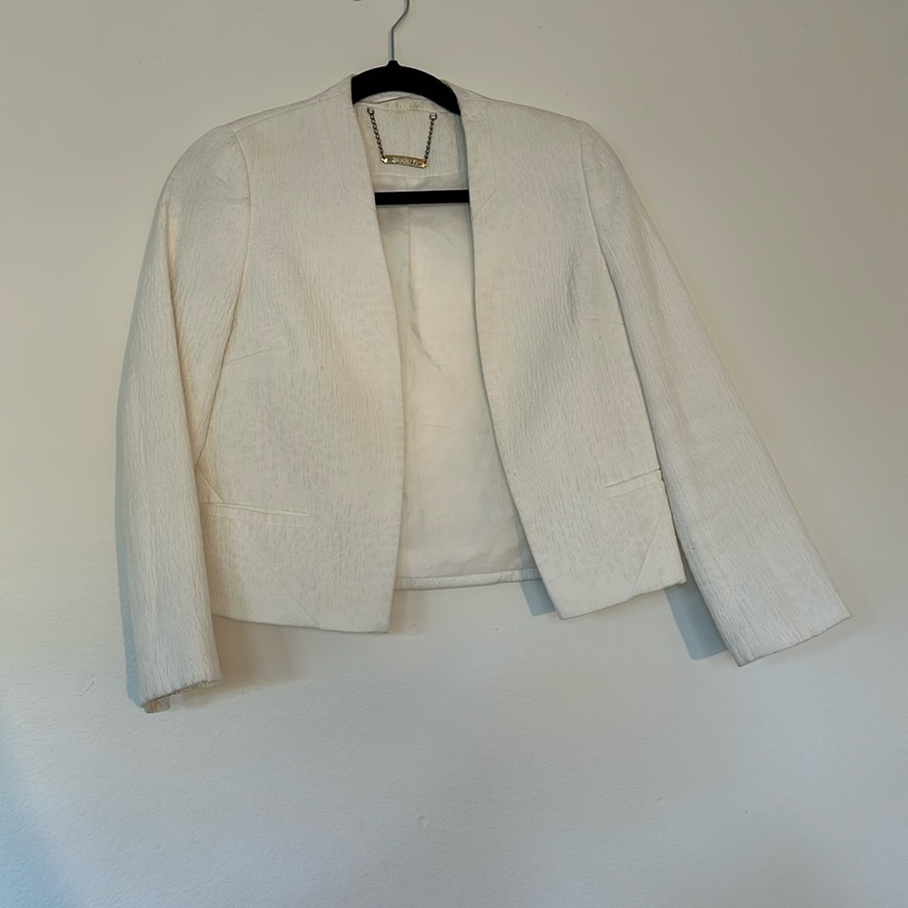 White blazer